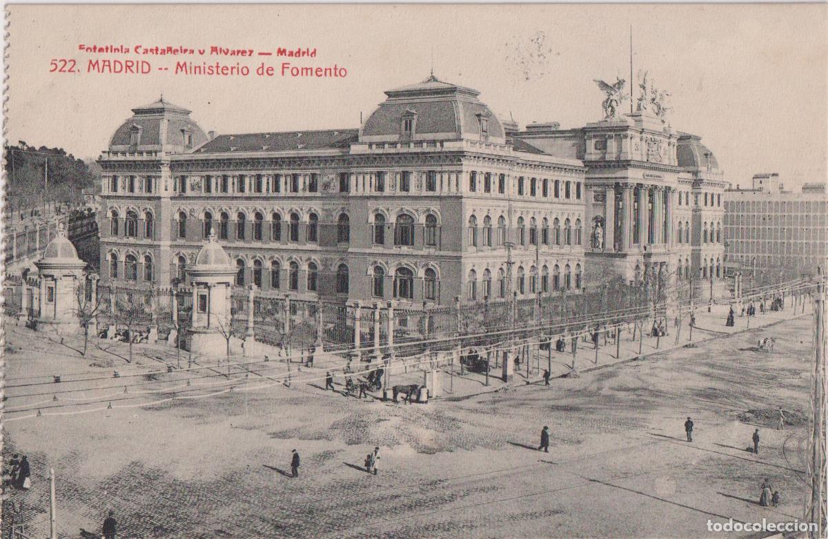 Postales: MADRID, MINISTERIO DE FOMENTO - FOTOTIPIA CASTA&Ntilde;EIRA Y ALVAREZ N&ordm;522 - S/C