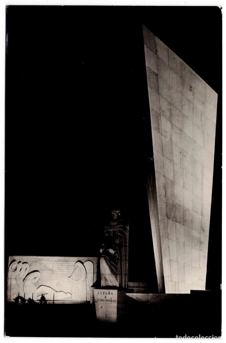 Postales: POSTAL DE MADRID MONUMENTO A CALVO SOTELO (CIRCULADA 1962)