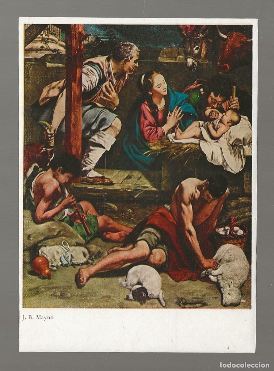 Postales: POSTAL - ADORACI&Oacute;N DE LOS PASTORES - JUAN BAUTISTA MAINO - MUSEO DEL PRADO - S/CIRCULAR