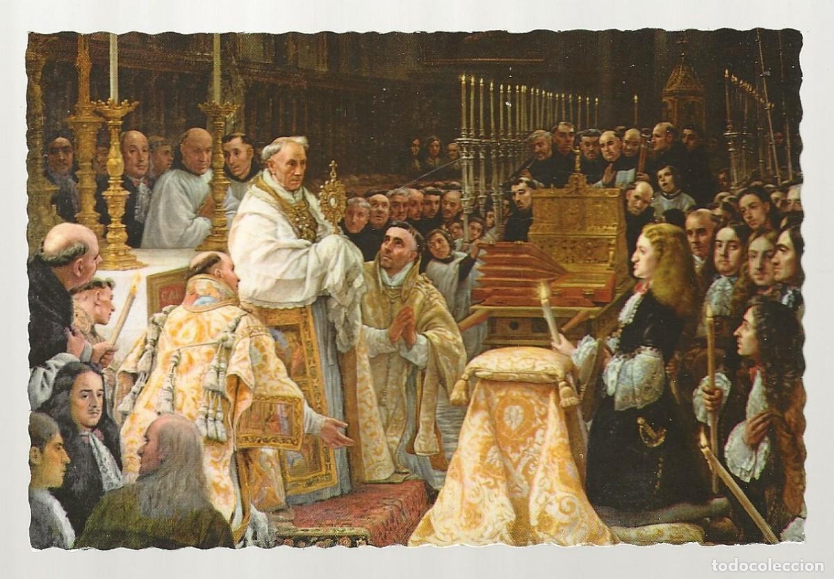 Postales: POSTAL - LA SANTA FORMA - CLAUDIO COELLO - MONASTERIO DEL ESCORIAL - MADRID