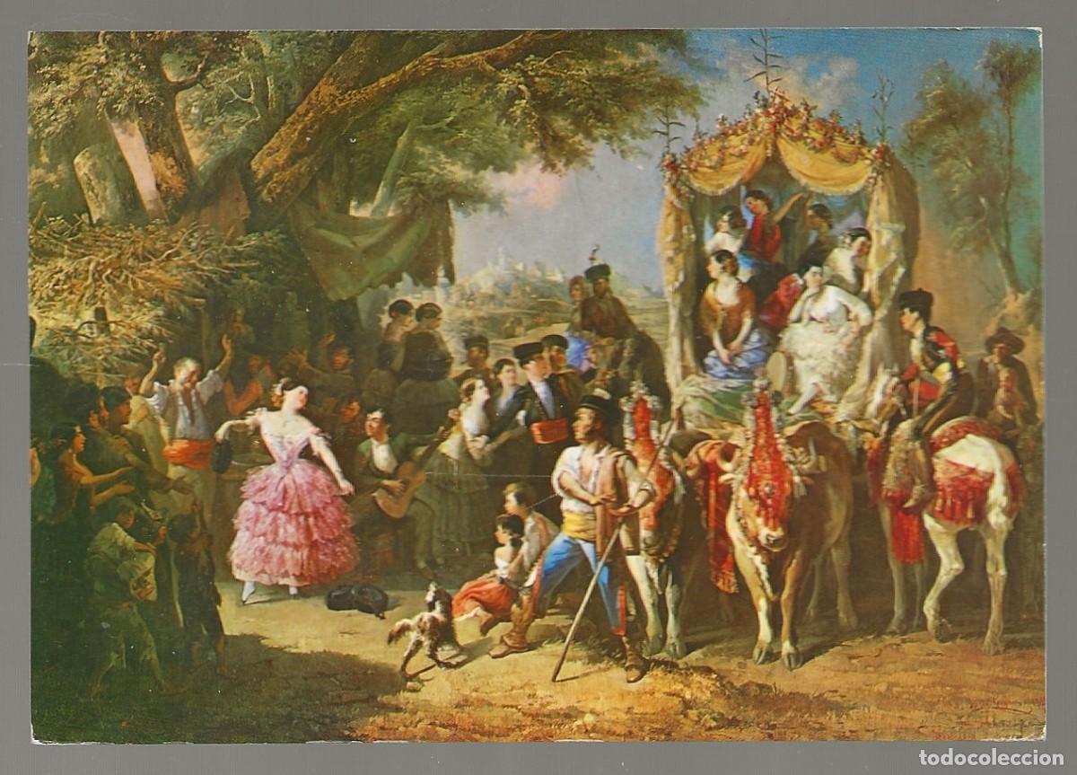 Postales: POSTAL - LA FERIA DE SANTIPONCE - MANUEL RODRIGUEZ DE GUZMAN - MUSEO DEL PRADO - SIN CIRCULAR