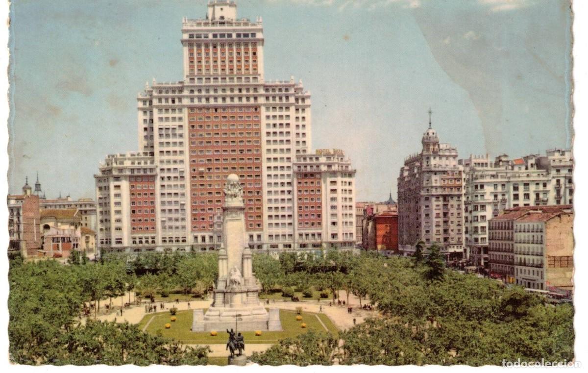 Postales: :::: LC680 - POSTAL - MADRID - PLAZA DE ESPA&Ntilde;A - 1958