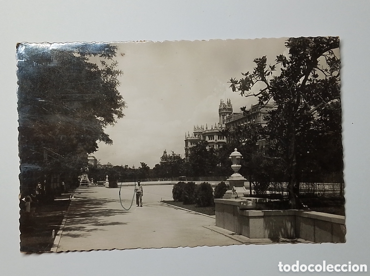 Postales: Postal Madrid Paseo del Prado