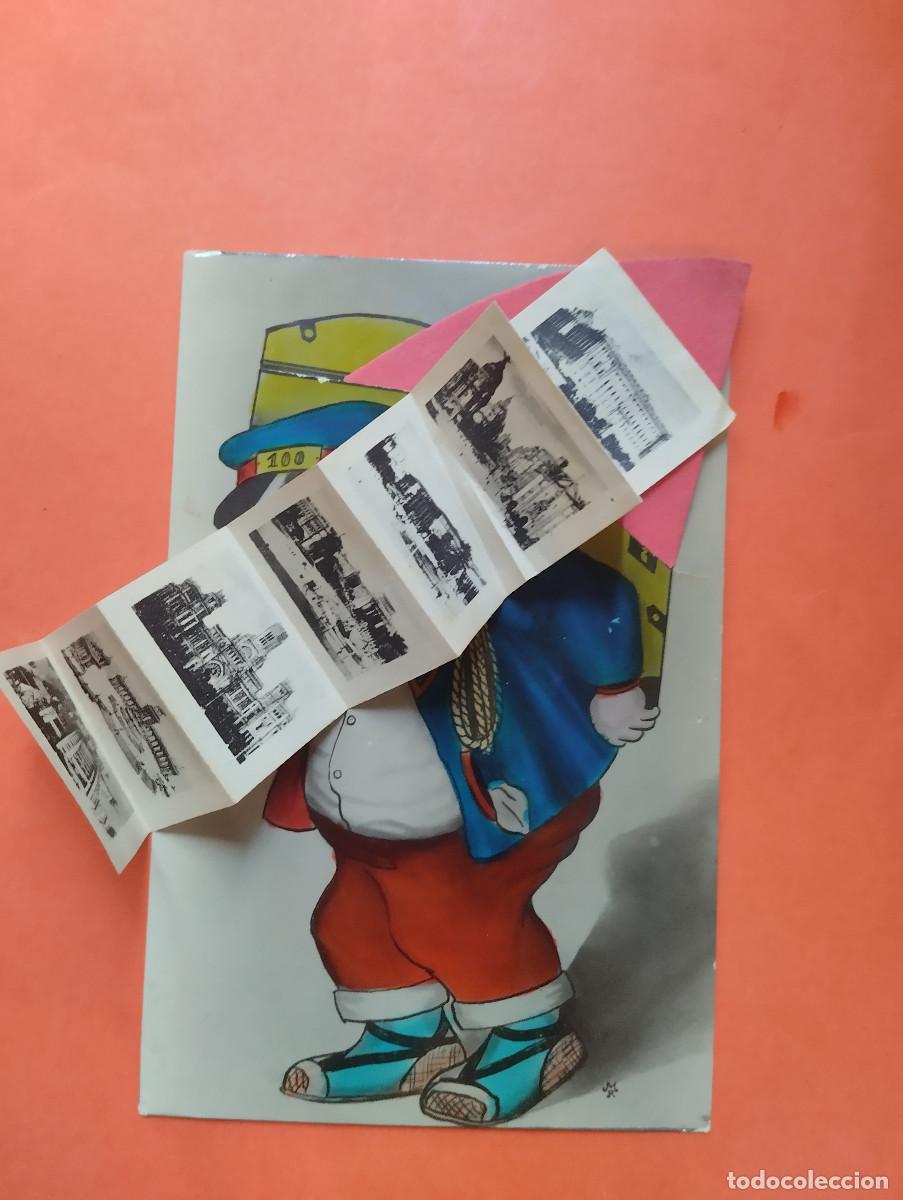 Postcards: MADRID. LLEVO EN EL BA&Uacute;L. Y AUN ME LLAMAN GANDUL. FOTOS IMPRESAS DENTRO DEL BA&Uacute;L.