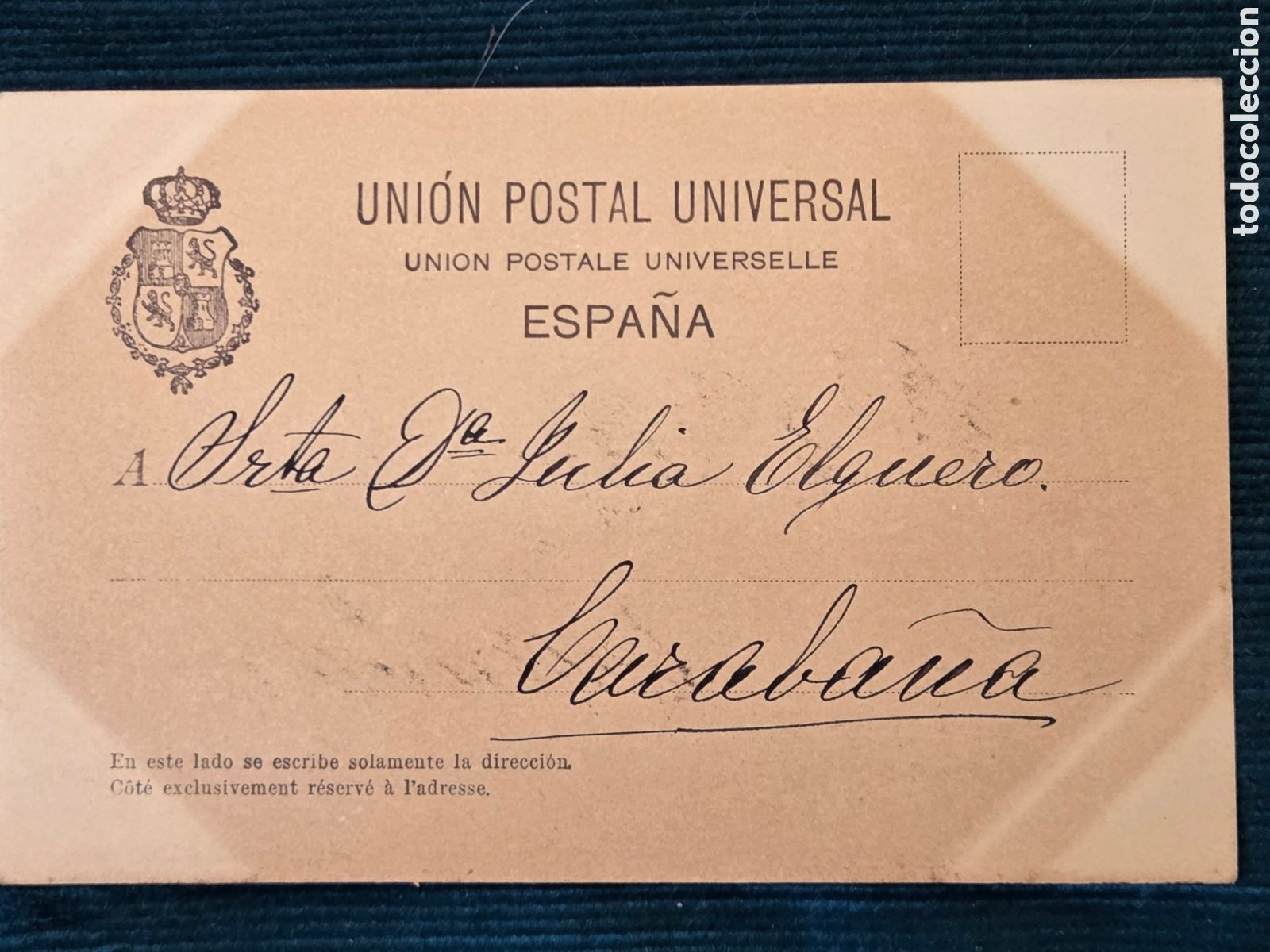 Postales: POSTAL PALACIO REAL DE MADRID C. 1900 - Foto 2