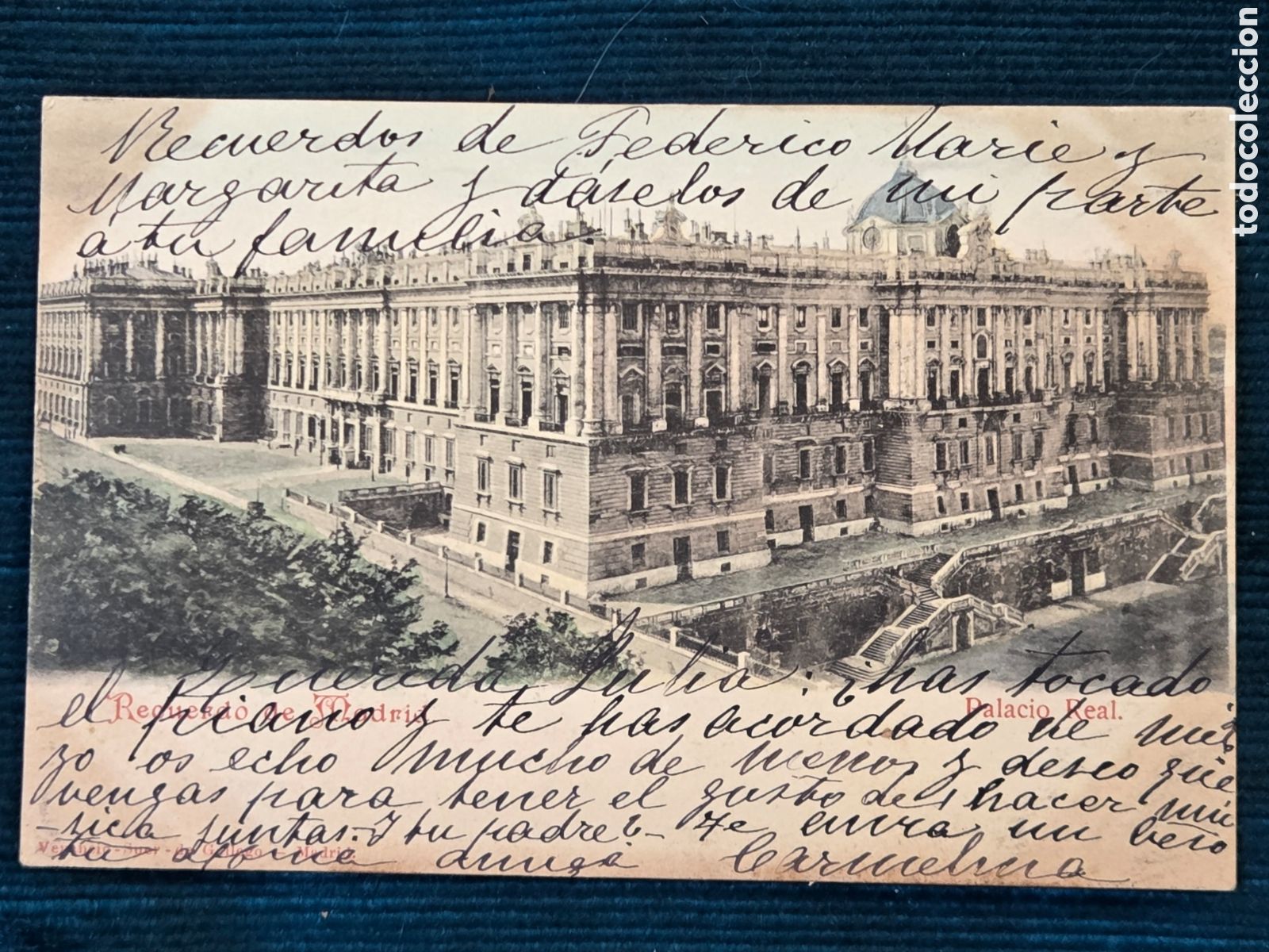 Postales: POSTAL PALACIO REAL DE MADRID C. 1900