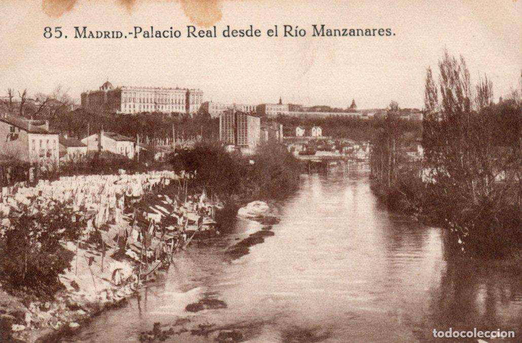 Postkarten: BONITA POSTAL - MADRID - PALACIO REAL DESDE EL RIO MANZANARES - GRAFOS