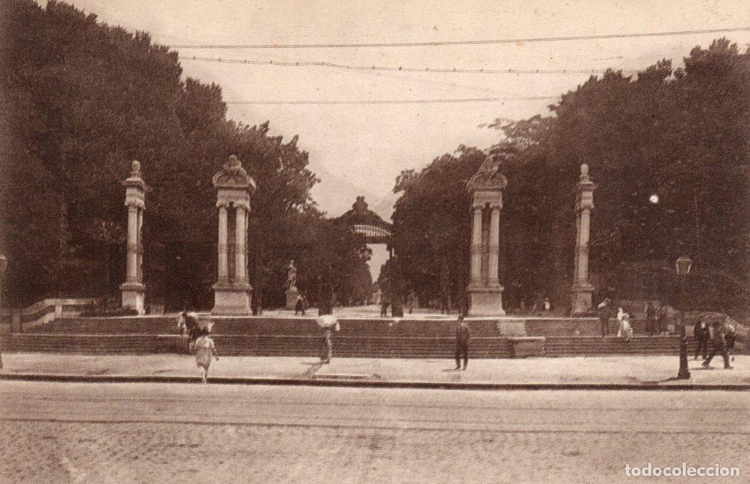 Postales: BONITA POSTAL - MADRID - CALLE ALFONSO XII - ENTRADA AL RETIRO - GRAFOS