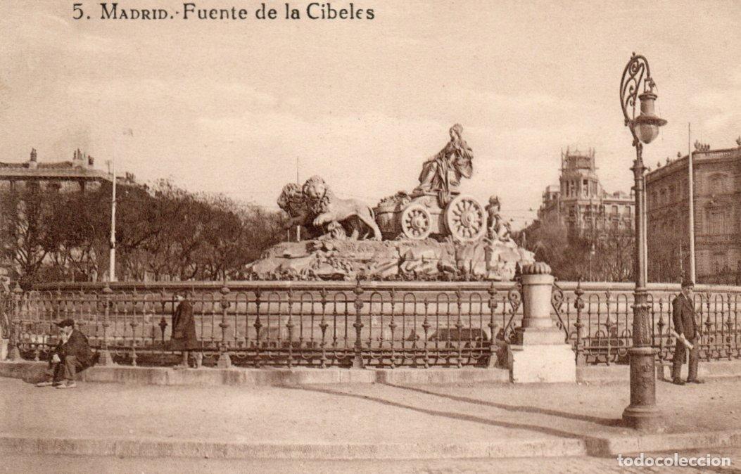 Postais: BONITA POSTAL - MADRID - FUENTE DE LA CIBELES - GRAFOS