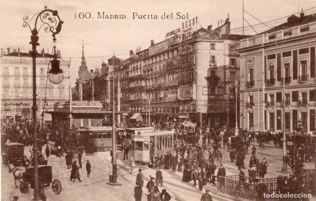 Postais: BONITA POSTAL - MADRID - PUERTA DEL SOL - GRAFOS