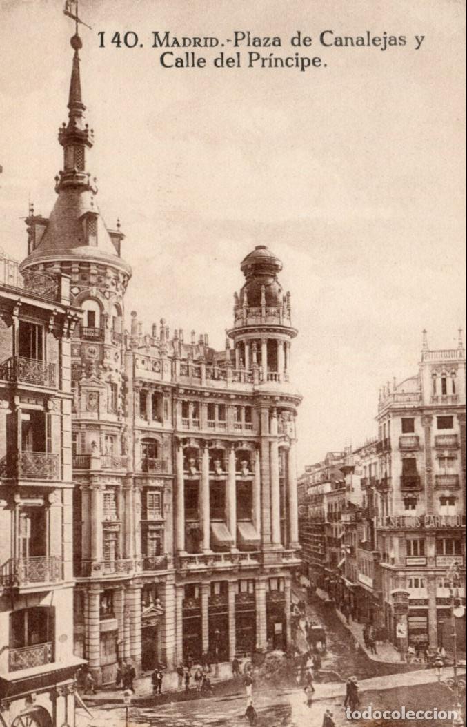 Postkarten: BONITA POSTAL - MADRID - PLAZA DE CANALEJAS Y CALLE DEL PRINCIPE - GRAFOS