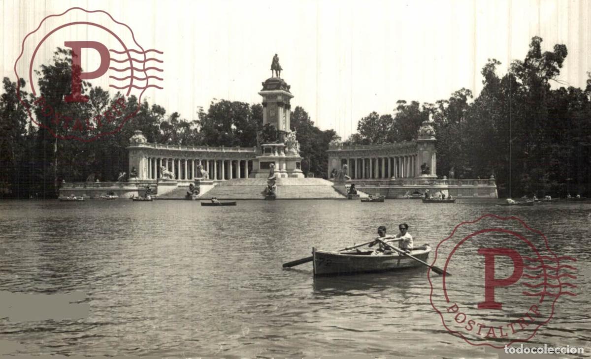 Postcards: MADRID. ESTANQUE DEL RETIRO.