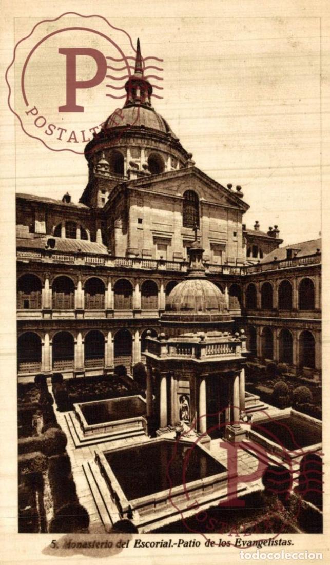 Postales: MADRID. MONASTERIO DE EL ESCORIAL. PATIO DE LOS EVANGELISTAS.