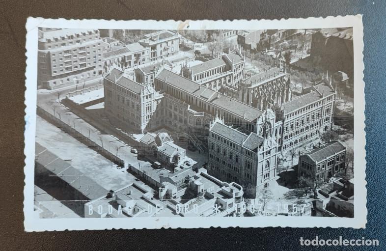 Postales: MADRID, VISTA AEREA DEL COLEGIO DEL PILAR, POSTAL ANTIGUA, 14 X 9 CM APROX.