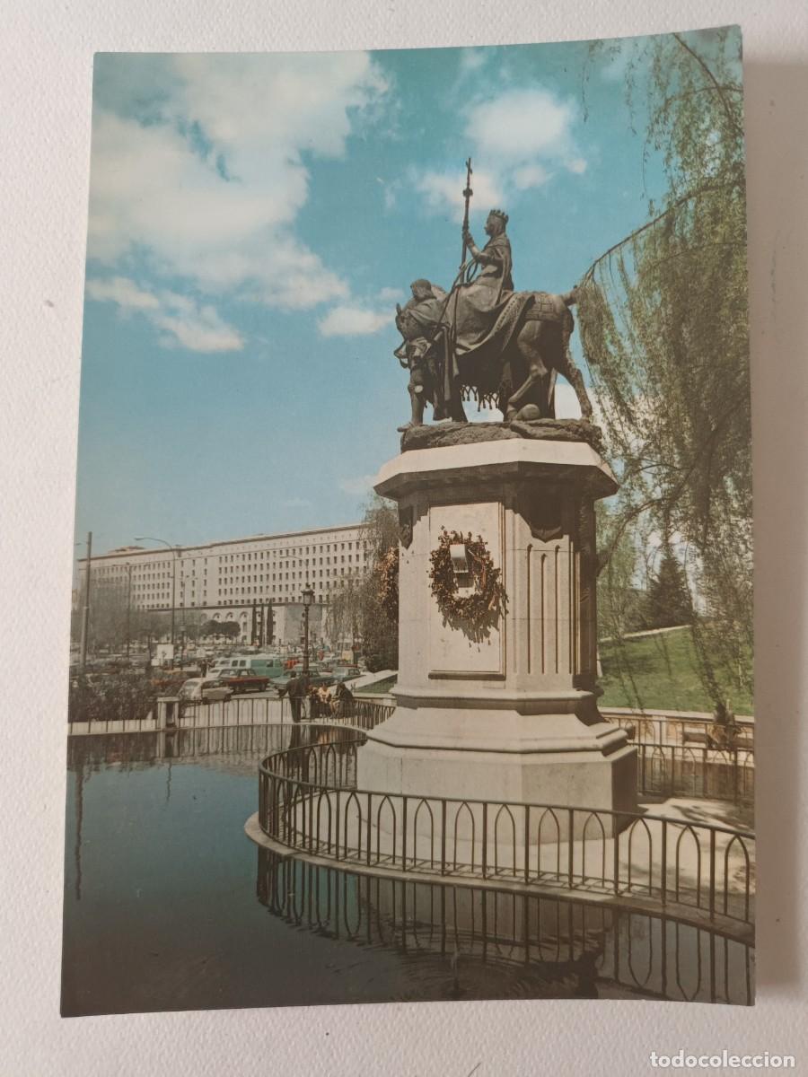 Cartes Postales: MADRID. MONUMENTO A ISABEL LA CATOLICA. PASEO DE LA CASTELLANA - MODELO VERTICAL