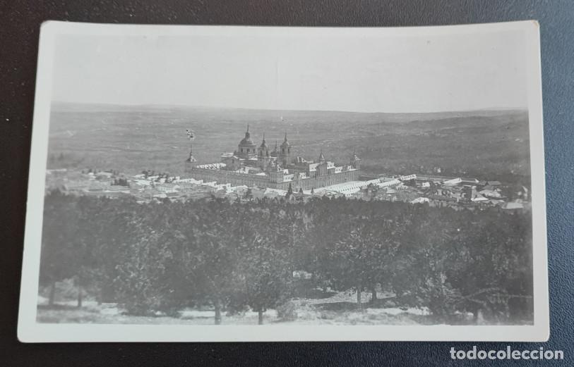Postais: SAN LORENZO DE EL ESCORIAL, VISTA GENERAL DEL MONASTERIO, POSTAL ANTIGUA, 15 X 10 CM APROX.