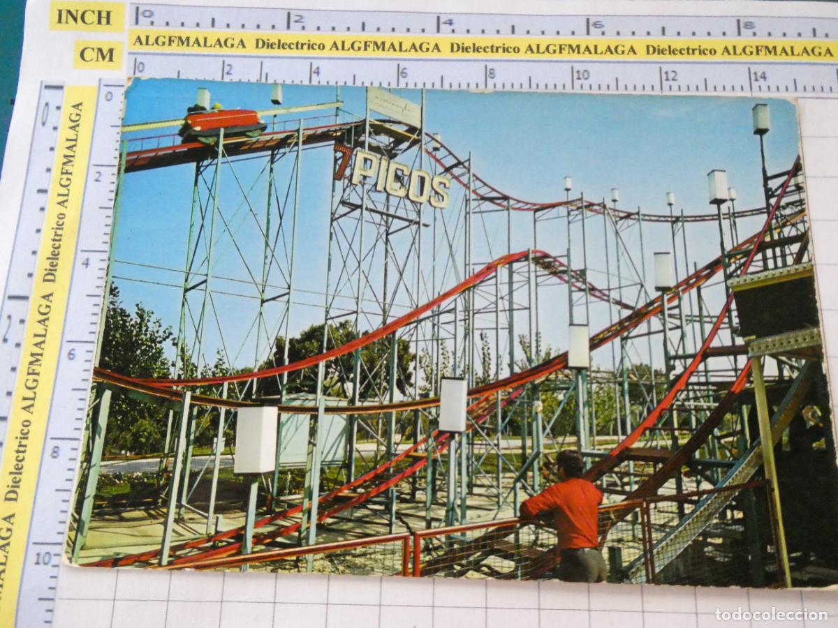 Cartes Postales: POSTAL DE MADRID. A&Ntilde;O 1971. PARQUE DE ATRACCIONES MONTA&Ntilde;A RUSA 287 GALLEGOS. 2862