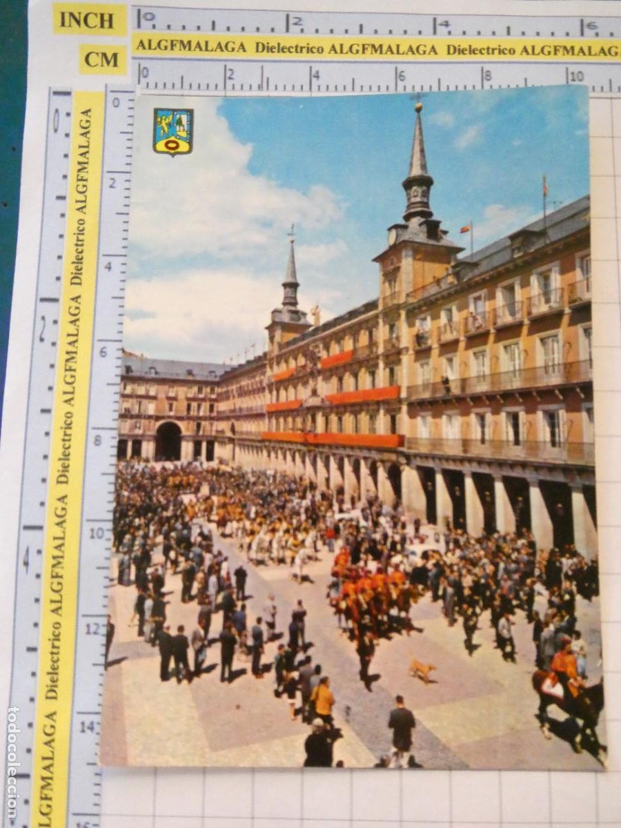Postkarten: POSTAL DE MADRID. A&Ntilde;O 1962. PLAZA MAYOR DESFILE A CABALLO 97 DOMINGUEZ. 2876