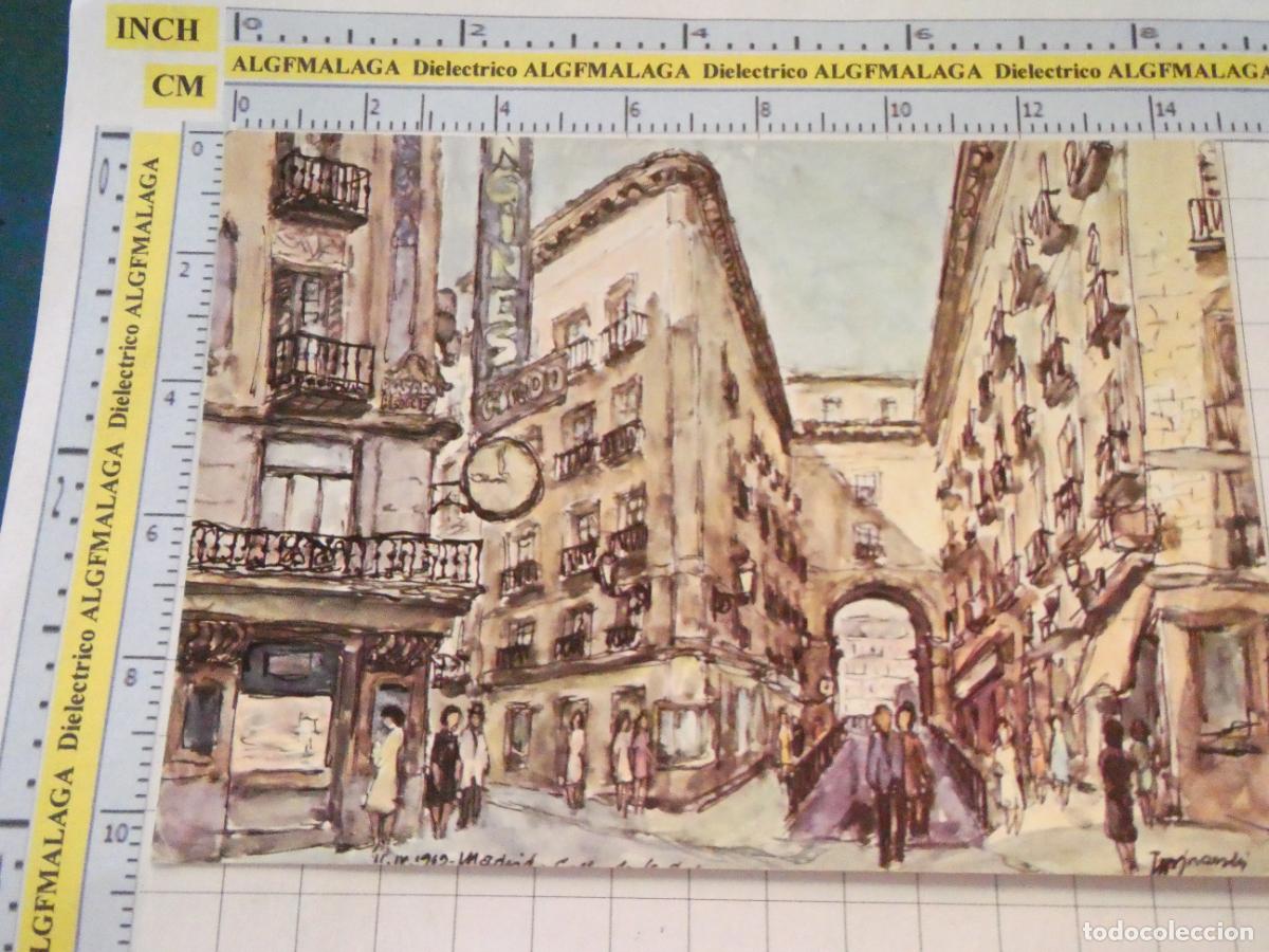 Postais: POSTAL DE MADRID. A&Ntilde;O 1969. CALLE DE LA SAL RESTAURANTE EL BULEVAR 2879