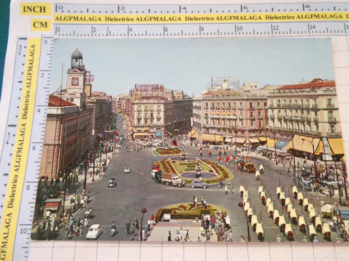 Postcards: POSTAL DE MADRID. A&Ntilde;O 1962. PUERTA DEL SOL COMITIVA DE PRESENTACI&Oacute;N CREDENCIALES DESFILE CABALL 2883