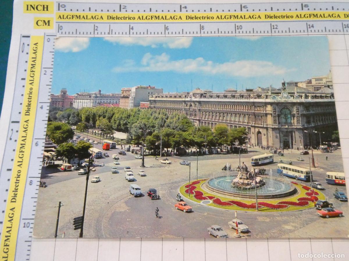 Postcards: POSTAL DE MADRID. A&Ntilde;O 1962. PLAZA CIBELES Y PASEO DEL PRADO 121 BEASCOA 2884