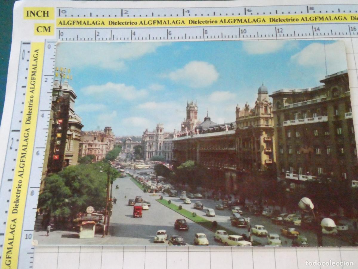 Postales: POSTAL DE MADRID. A&Ntilde;O 1963. CALLE Y PUERTA DE ALCAL&Aacute; 124 CEME 2885