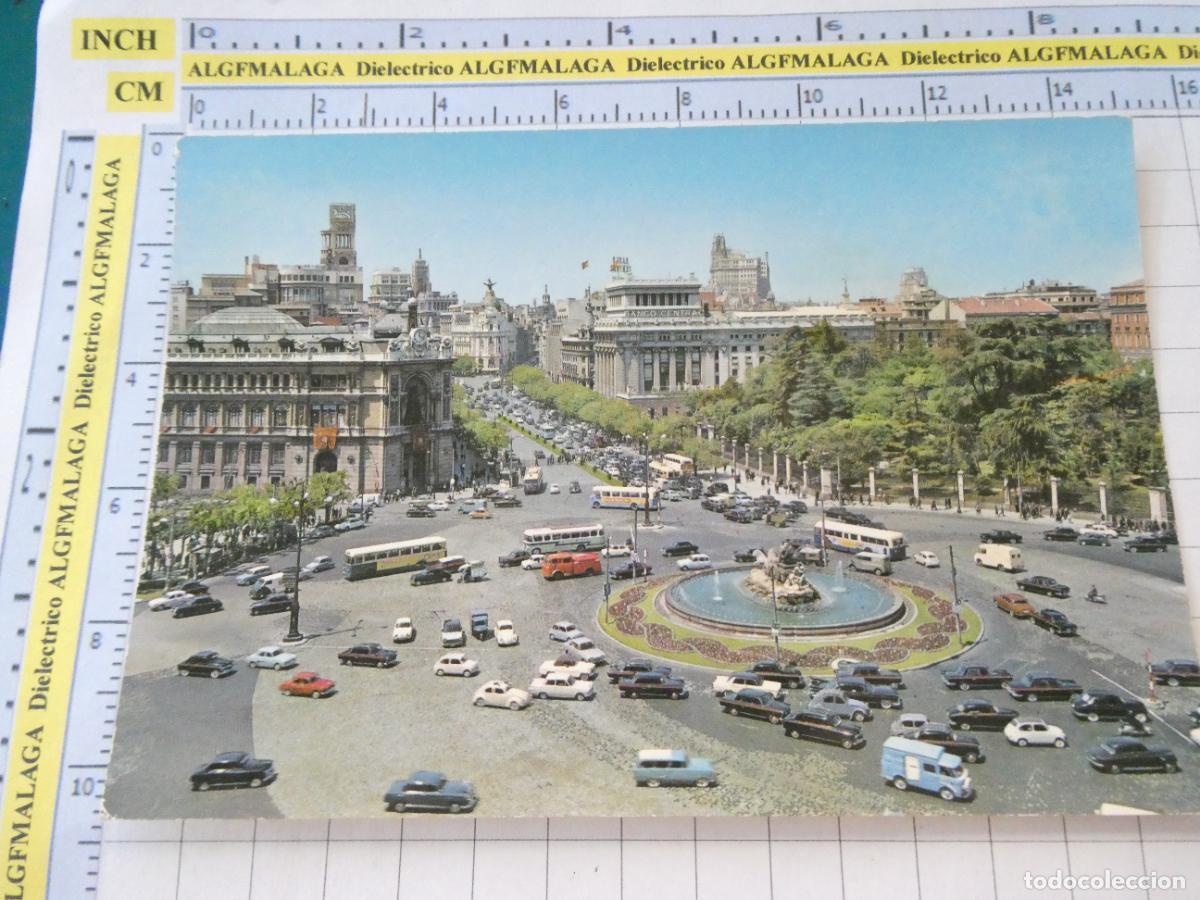 Postcards: POSTAL DE MADRID. A&Ntilde;O 1964. PLAZA CIBELES Y CALLE ALCAL&Aacute; 83 GARRABELLA. 2886