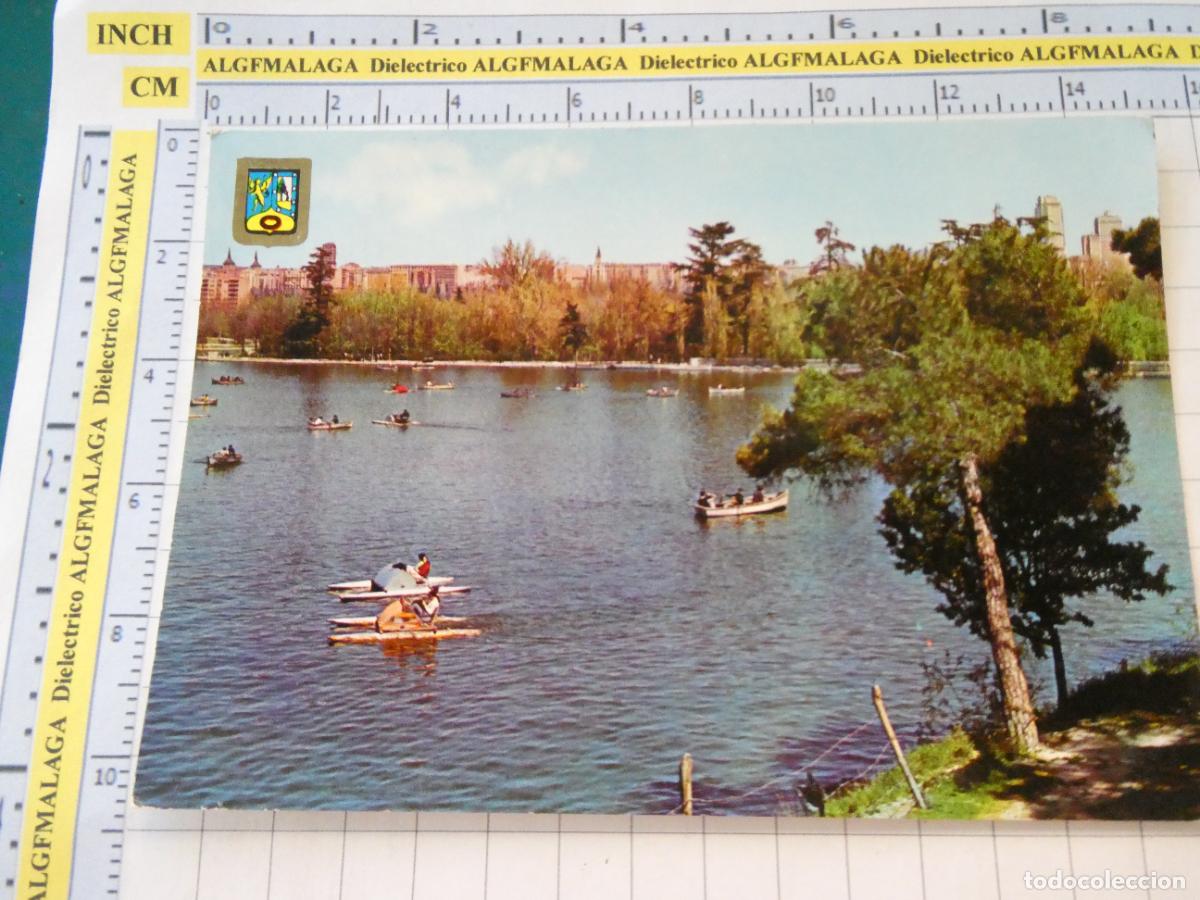 Postcards: POSTAL DE MADRID. A&Ntilde;O 1965. LAGO DE LA CASA DE CAMPO 69 ESCUDO ORO. 2887