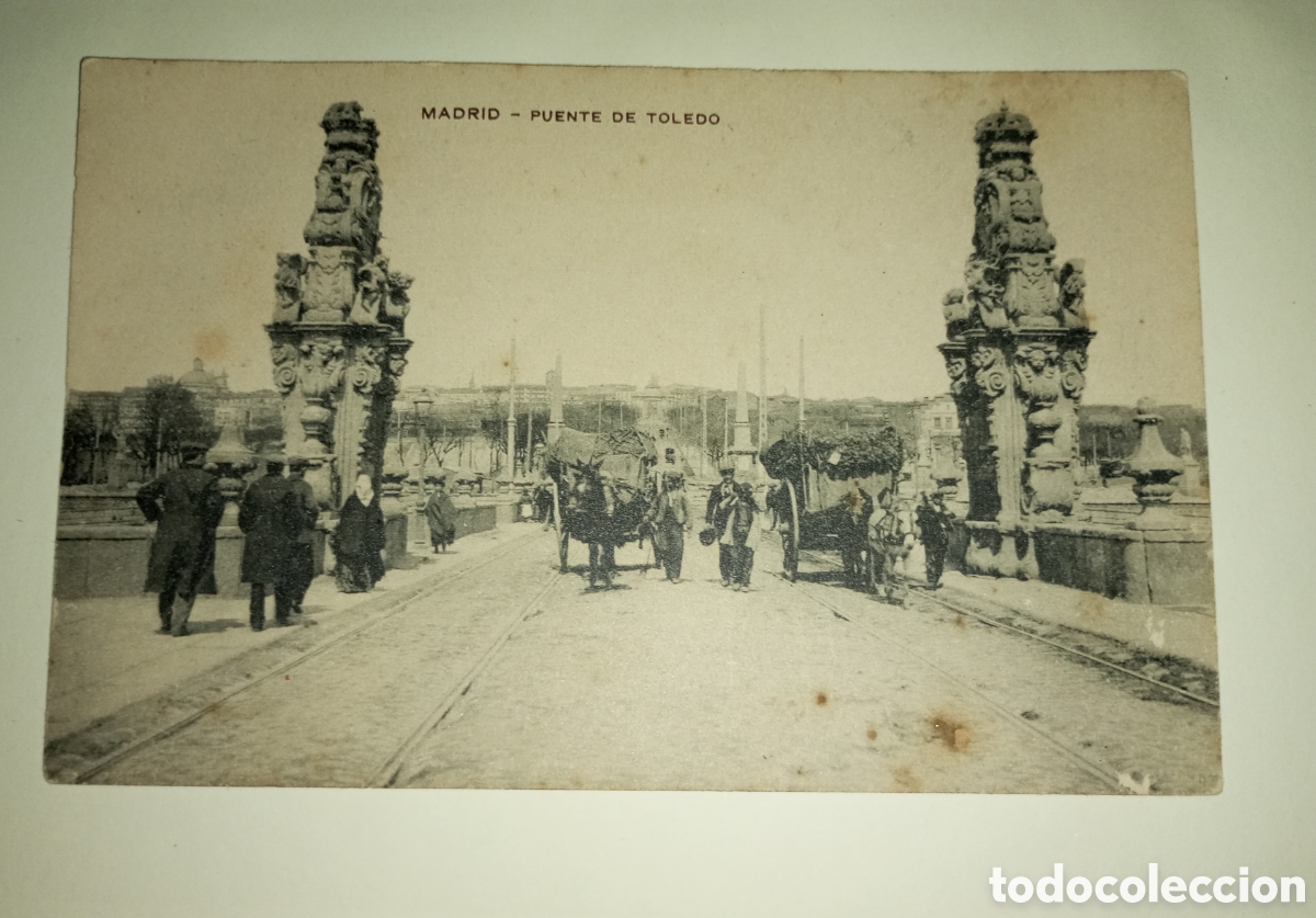 Postcards: Postal Madrid puente de Toledo sin circular