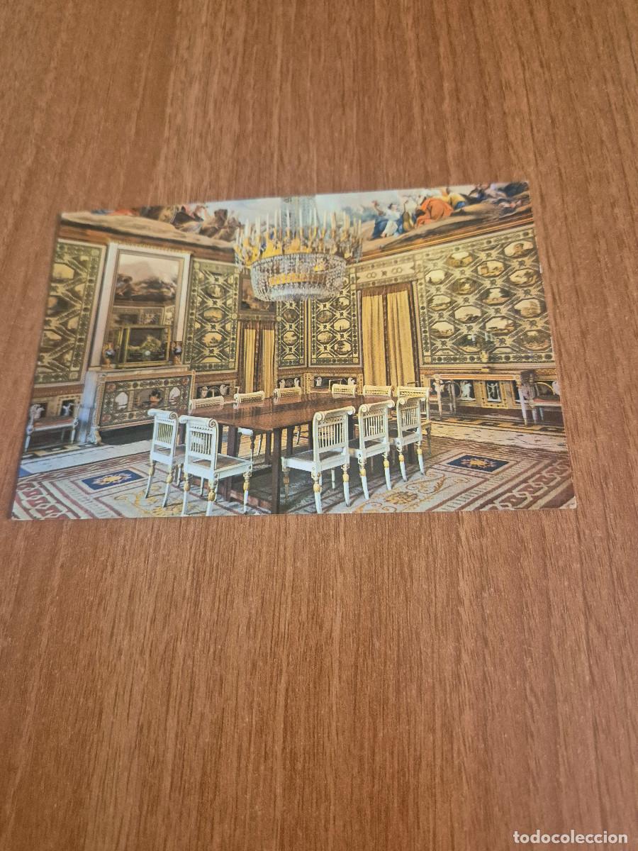 Postcards: POSTAL ARANJUZ REAL CASITA DEL LABRADOR SALON DE MARIA LUISA ESCRITA.