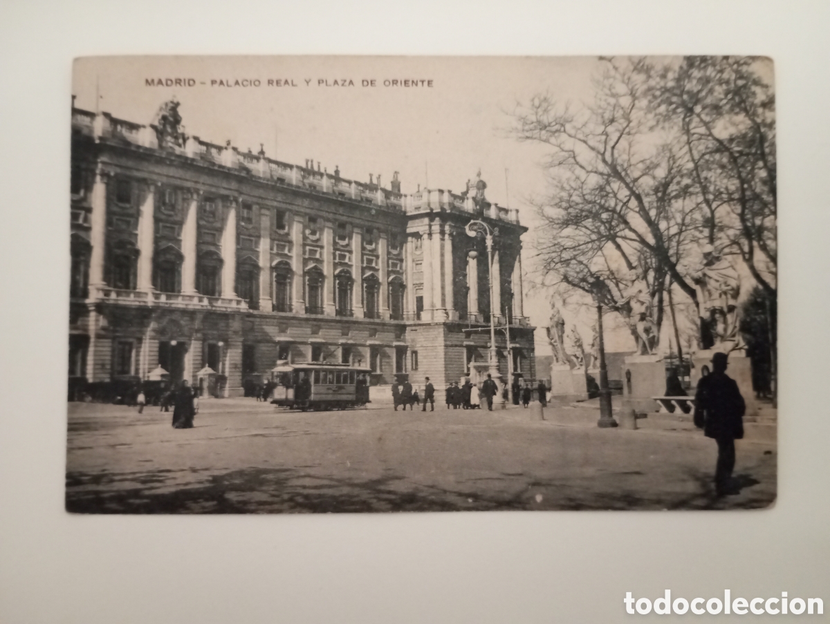 Postcards: Postal Madrid palacio real y plaza de oriente sin circular