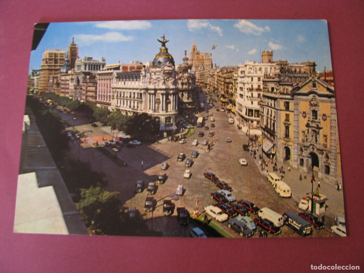 Postais: POSTAL DE MADRID. CALLE DE ALCALA Y AVENIDA JOSE ANTONIO. POSTALES ALCALA.