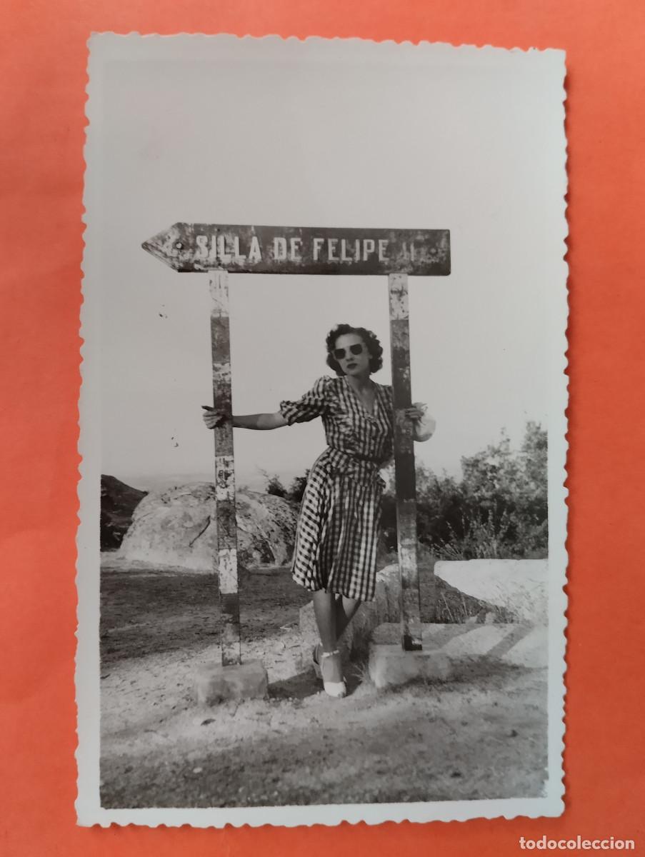 Cartes Postales: POSTAL FOTOGRAFICA ESCORIAL..SILLA FELIPE II..A&Ntilde;O 1944