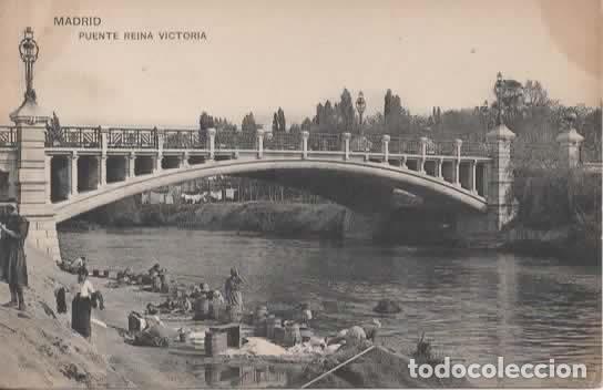 Cartes Postales: MADRID SIN ESCRIBIR PUENTE REINA VICTORIA