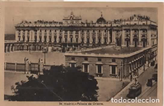 Postales: MADRID ESCRITA PALACIO REAL - Foto 1