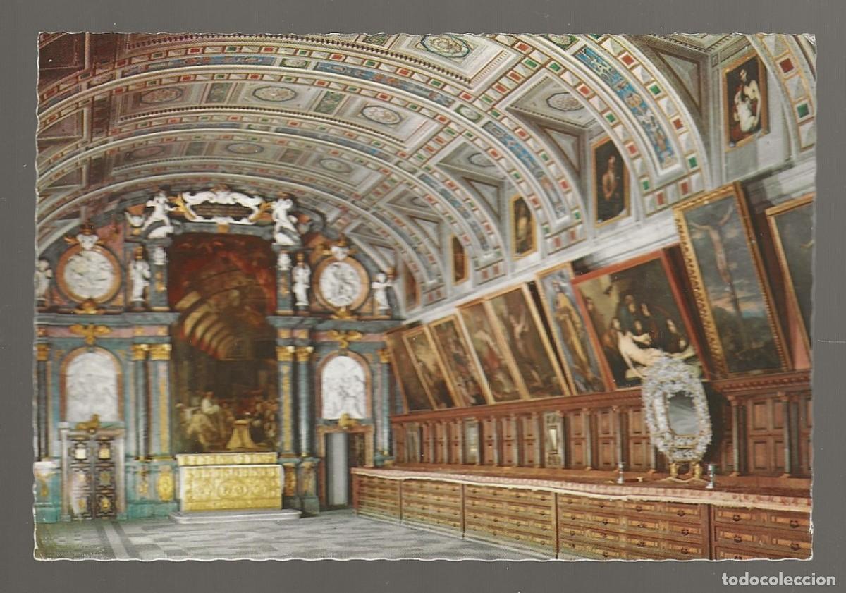 Postkarten: POSTAL - SACRIST&Iacute;A -MONASTERIO DEL ESCORIAL - MADRID - CIRCULADA