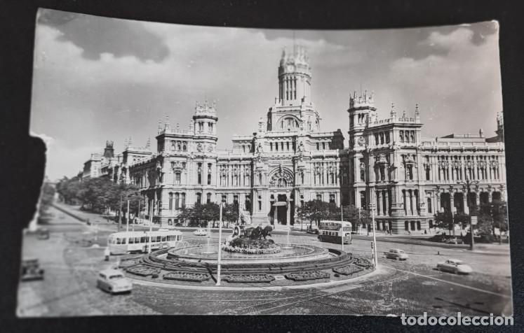 Postales: MADRID, PLAZA DE LA CIBELES, PALACIO DE COMUNICACIONES, POSTAL ANTIGUA