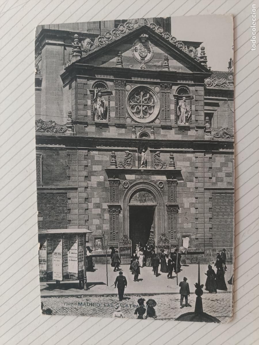 Postales: Madrid. Las Calatravas. Dorso sin dividir