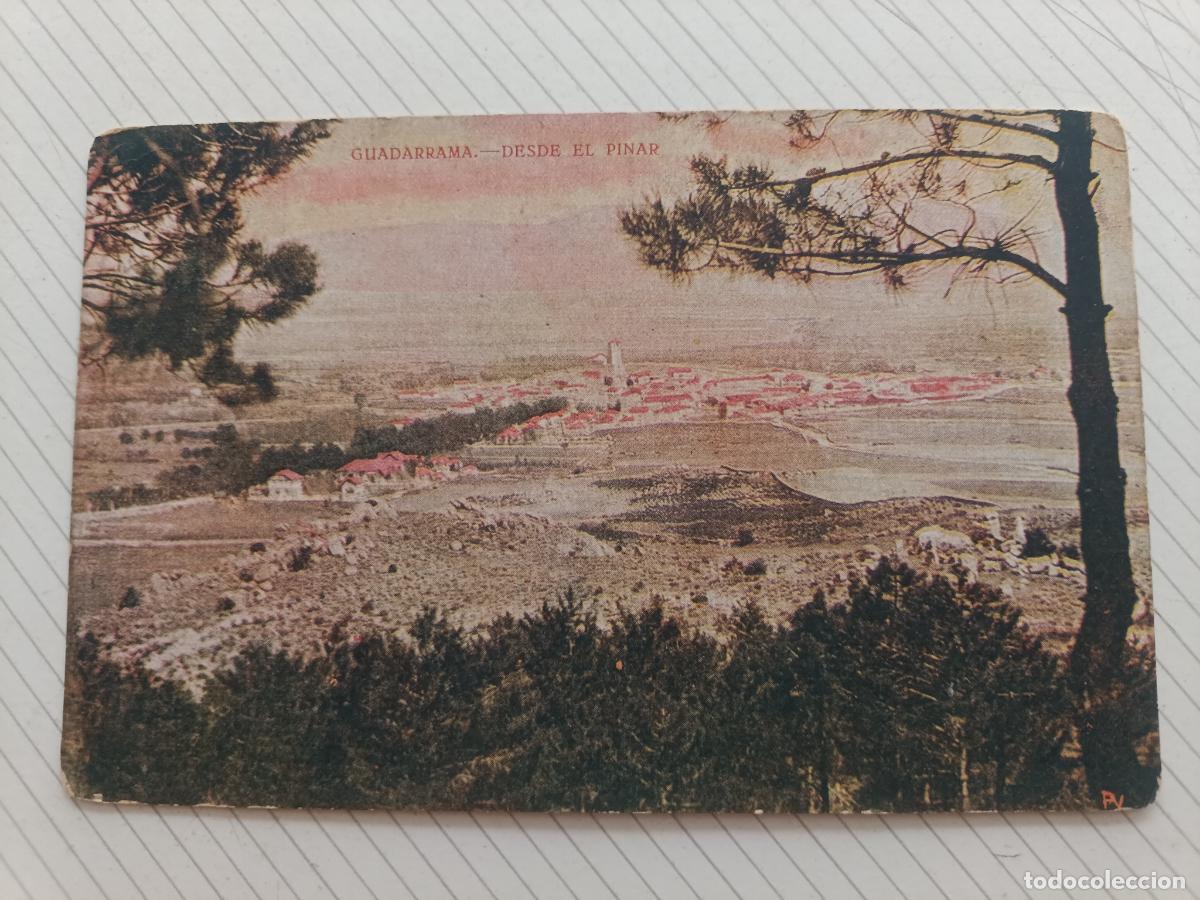 Postales: Madrid, Guadarrama. Postal formato antiguo