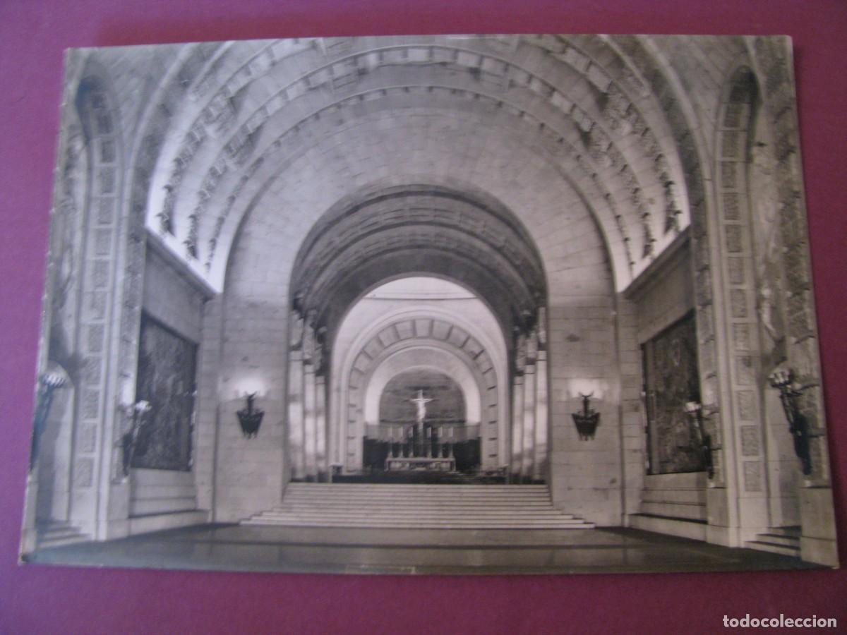 Postales: POSTAL FOTOGRAFICA DE SANTA CRUZ DEL VALLE DE LOS CAIDOS. CRIPTA BASILICA