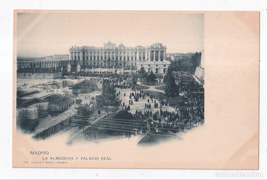 Postales: POSTAL. MADRID. LA ALMUDENA Y PALACIO REAL. HAUSER Y MENET