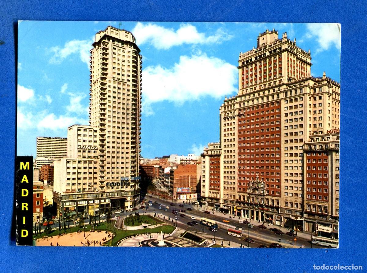 Postales: POSTAL SIN CIRCULAR MADRID 277 PLAZA DE ESPA&Ntilde;A EDITA GARCIA GARRABELLA
