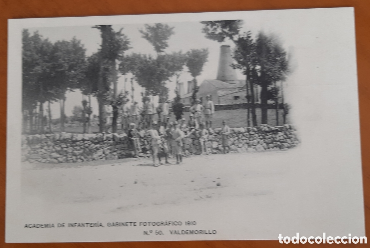 Postales: Postal Valdemorillo Madrid. Gabinete fotogr&aacute;fico. Academia de Infanter&iacute;a. Sin escribir. R4A
