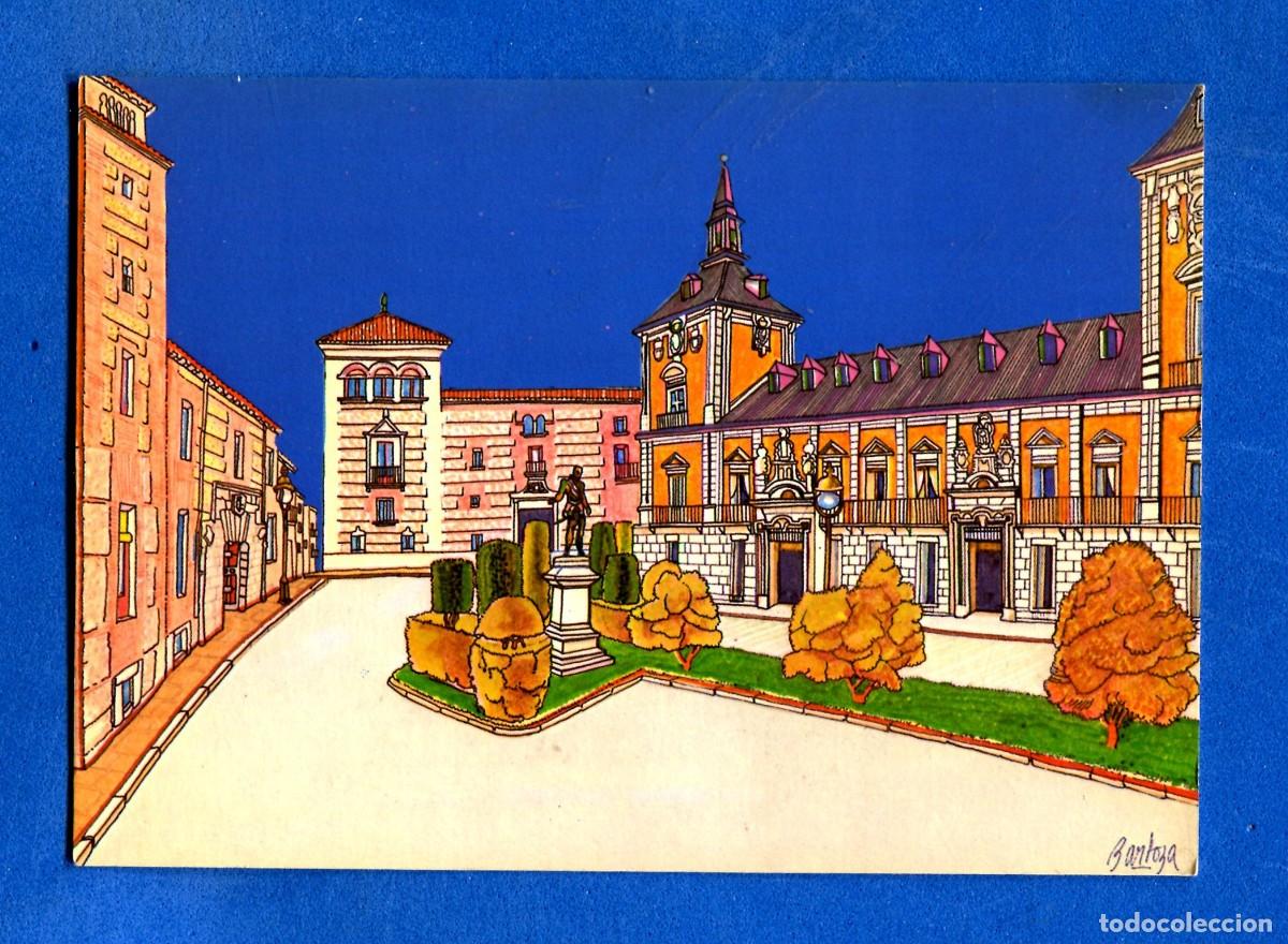 Postales: POSTAL SIN CIRCULAR MADRID 421 PLAZA DE LA VILLA EDITA SILEX