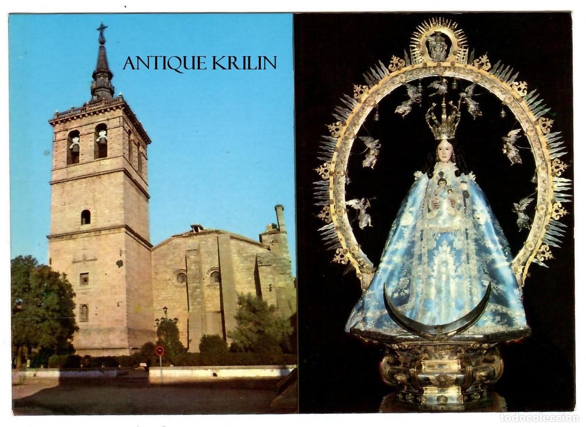 Postales: MADRID / VILLA DEL PRADO N&ordm; 3 IGLESIA Y NTRA. SRA. DEL PRADO / FOTO RELISA / SIN FRANQUEAR