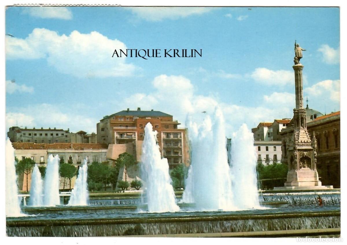 Postales: MADRID N&ordm; 177 PLAZA DE COLON / EDICION POSTALES ALCALA 1978 / FRANQUEADA