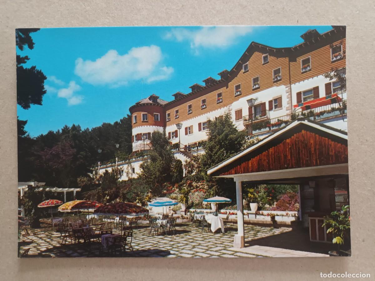 Postales: RESIDENCIA DE EMPLEADOS DEL B.H.A. &rdquo;EL VENTORRILLO&rdquo; (NAVACERRADA). FACHADA Y TERRAZA (1973)