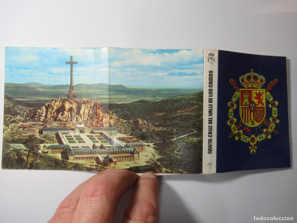 Postales: Bloc Santa Cruz del Valle de los Ca&iacute;dos - 20 mini postales en acorde&oacute;n