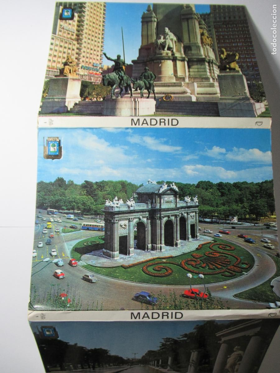 Postales: Bloc Madrid - 5 postales en acorde&oacute;n. Incompleto