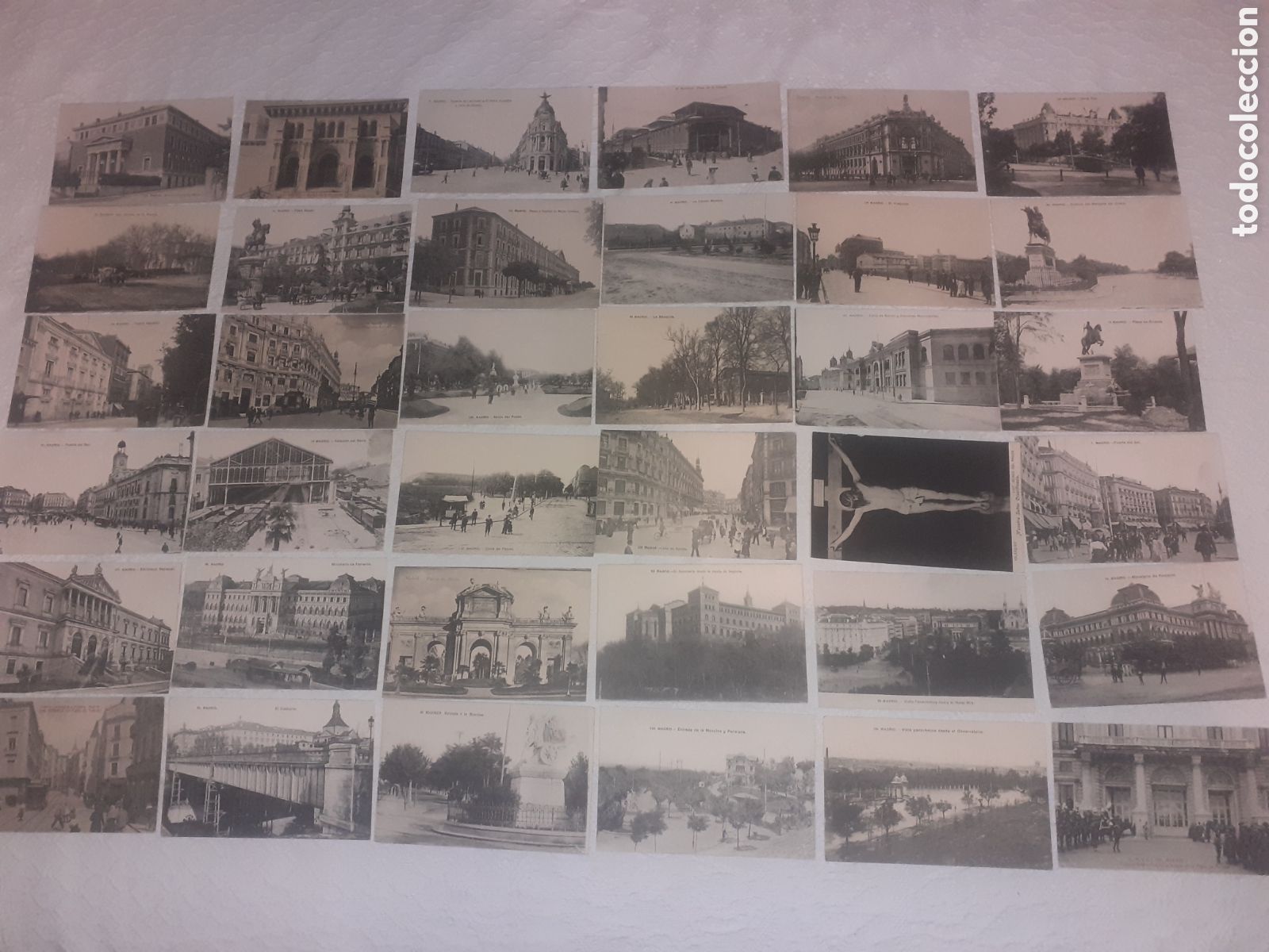 Postales: EXCEPCIONAL LOTE DE 36 POSTALES DE MADRID. HACIA 1920. ORIGINALES. FALTAS A 15 EUROS